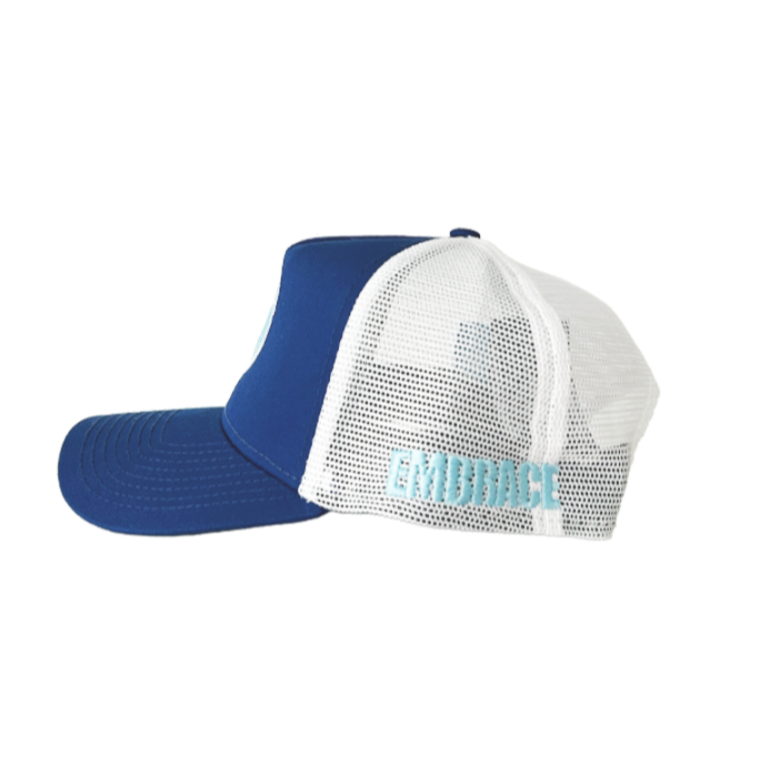 Royal Blue EMBRACE Trucker hat