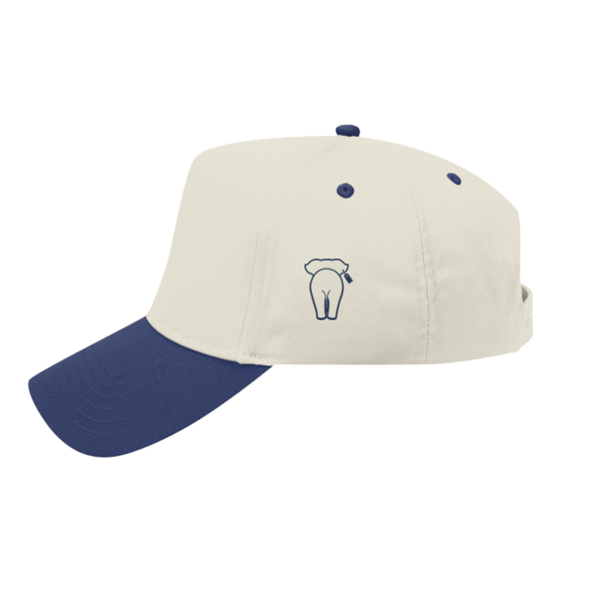 Cream and Navy United Snapback