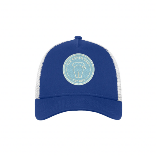 Royal Blue EMBRACE Trucker hat