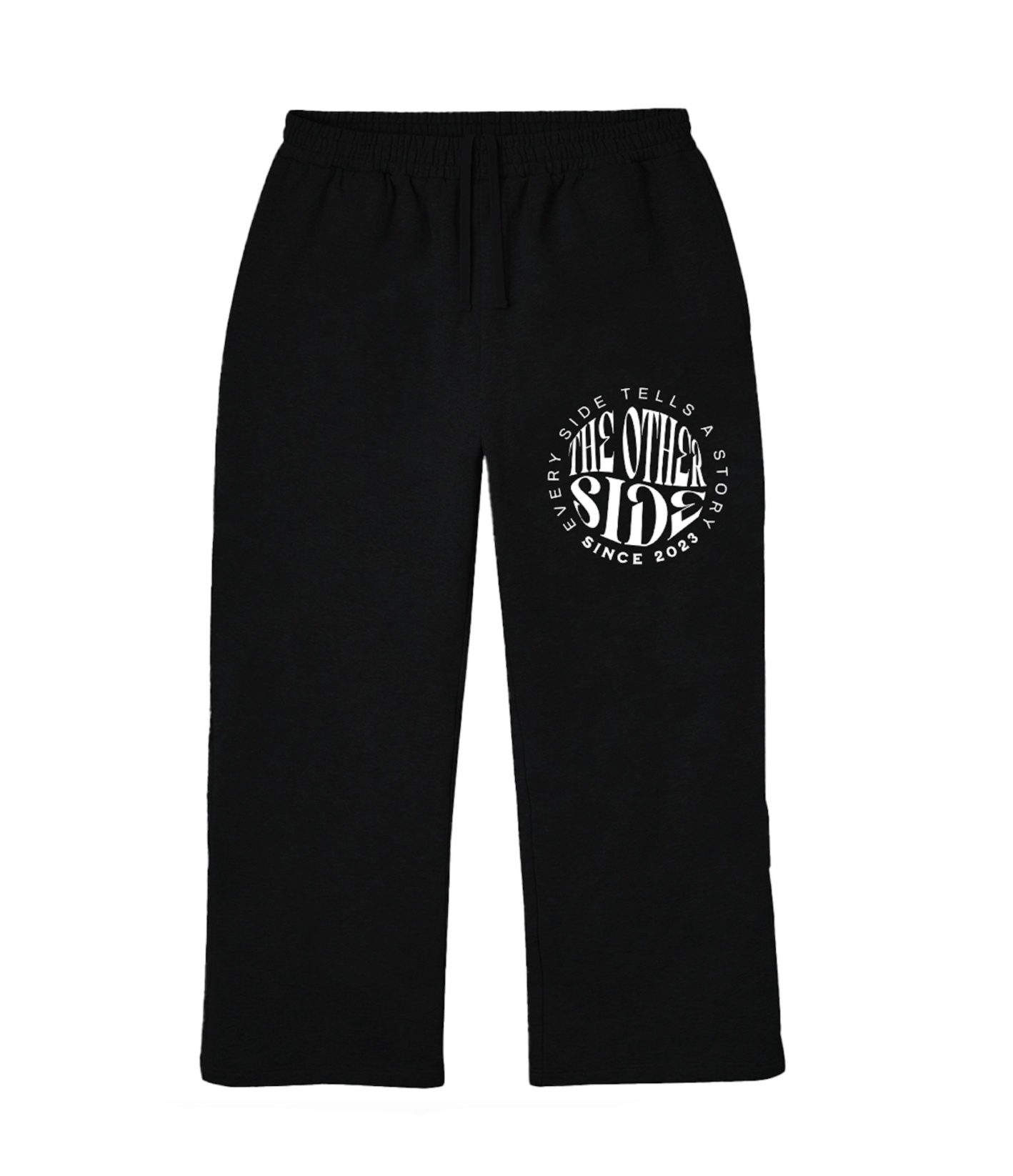 Black Slogan Sweats